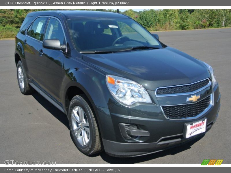 Ashen Gray Metallic / Light Titanium/Jet Black 2014 Chevrolet Equinox LS