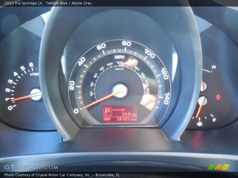 Twilight Blue / Alpine Gray 2011 Kia Sportage LX