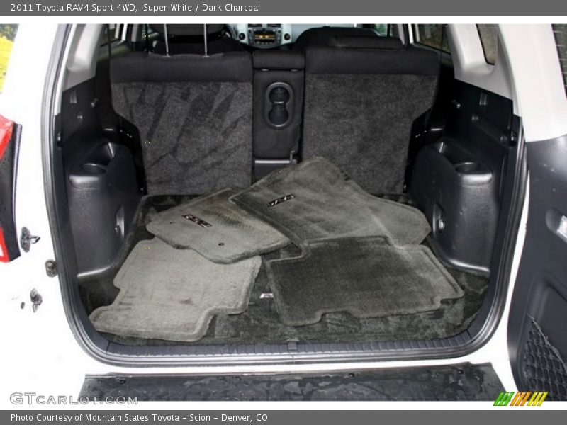 Super White / Dark Charcoal 2011 Toyota RAV4 Sport 4WD