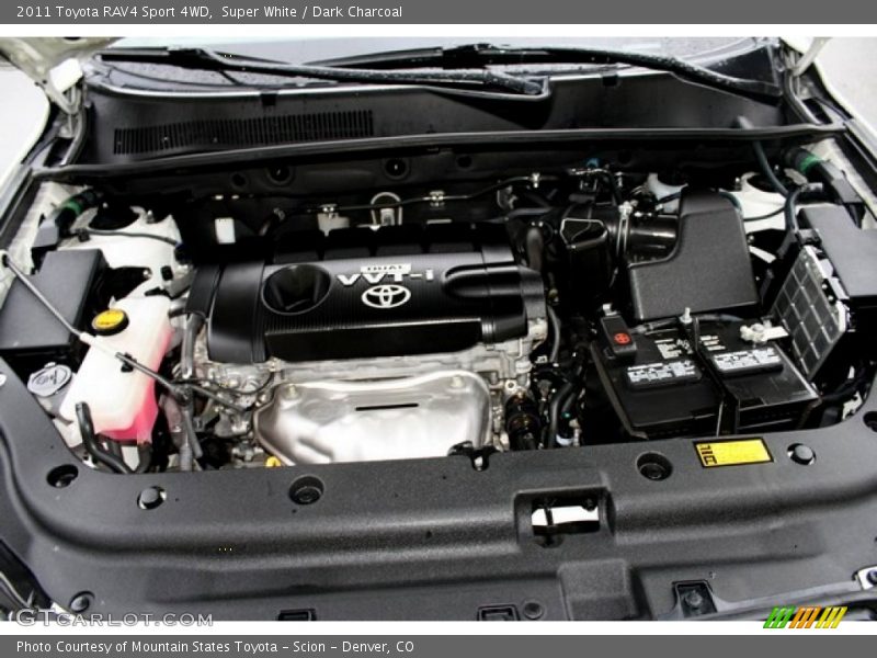 Super White / Dark Charcoal 2011 Toyota RAV4 Sport 4WD