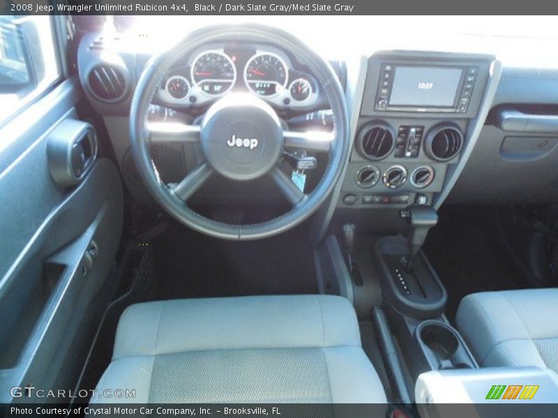 Black / Dark Slate Gray/Med Slate Gray 2008 Jeep Wrangler Unlimited Rubicon 4x4