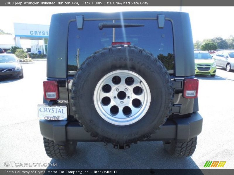 Black / Dark Slate Gray/Med Slate Gray 2008 Jeep Wrangler Unlimited Rubicon 4x4