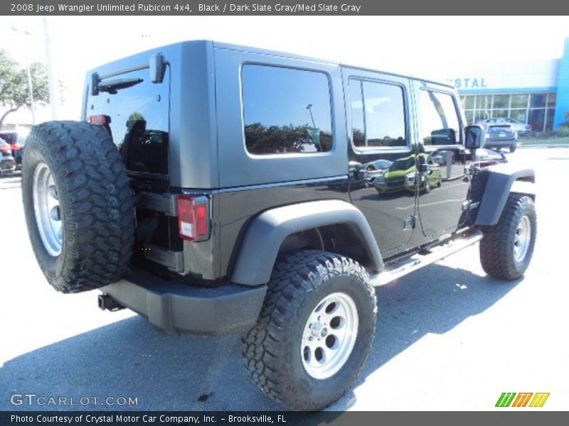 Black / Dark Slate Gray/Med Slate Gray 2008 Jeep Wrangler Unlimited Rubicon 4x4