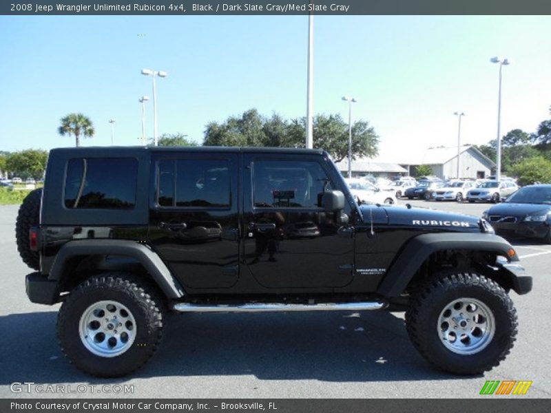 Black / Dark Slate Gray/Med Slate Gray 2008 Jeep Wrangler Unlimited Rubicon 4x4