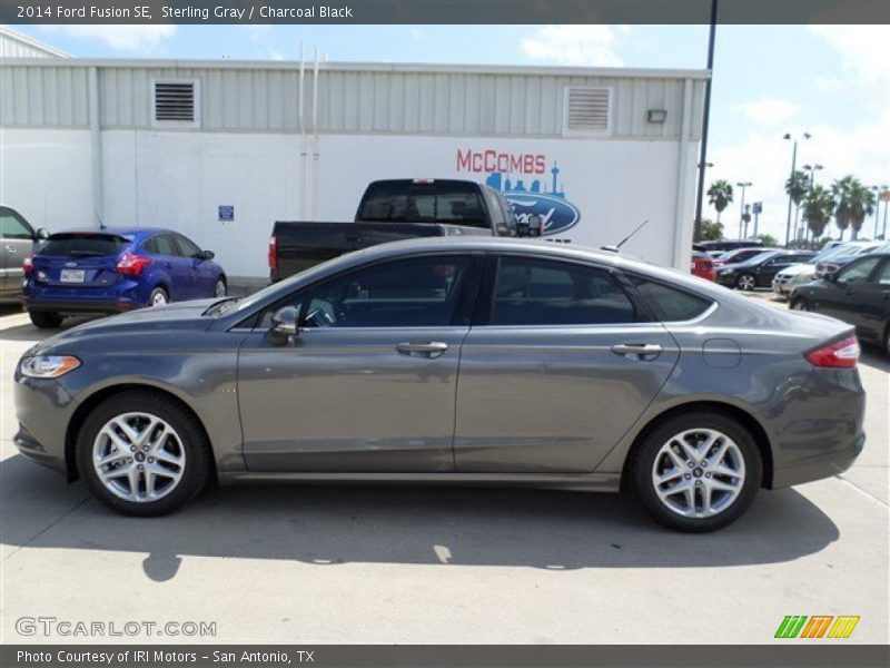 Sterling Gray / Charcoal Black 2014 Ford Fusion SE