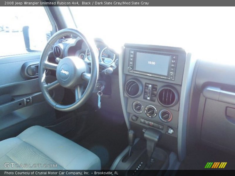 Black / Dark Slate Gray/Med Slate Gray 2008 Jeep Wrangler Unlimited Rubicon 4x4