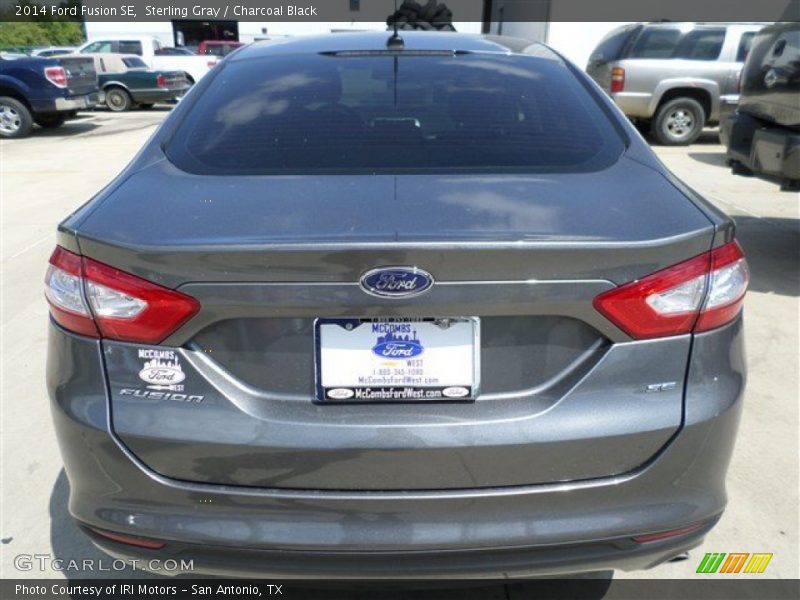 Sterling Gray / Charcoal Black 2014 Ford Fusion SE