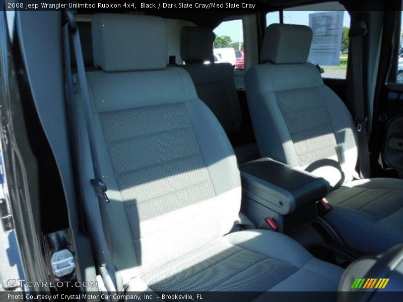 Black / Dark Slate Gray/Med Slate Gray 2008 Jeep Wrangler Unlimited Rubicon 4x4