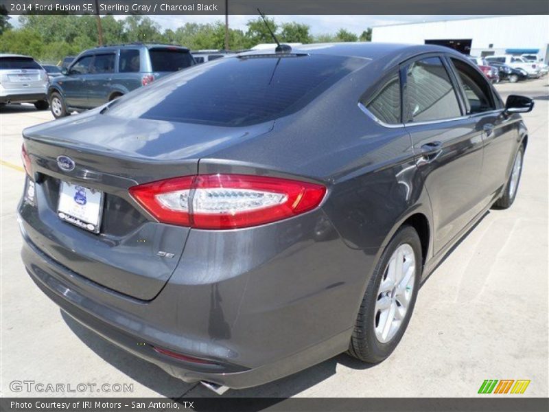 Sterling Gray / Charcoal Black 2014 Ford Fusion SE