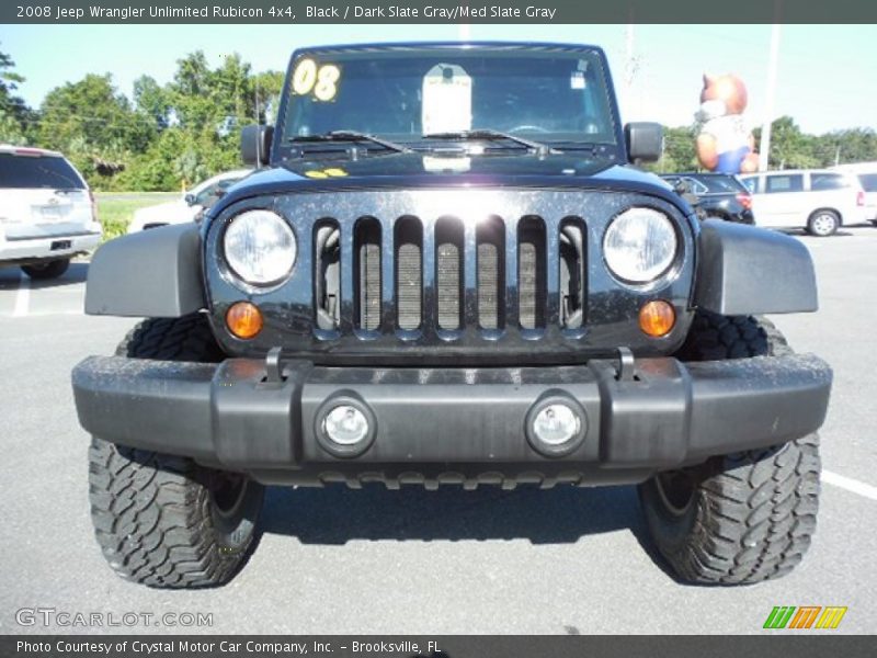Black / Dark Slate Gray/Med Slate Gray 2008 Jeep Wrangler Unlimited Rubicon 4x4