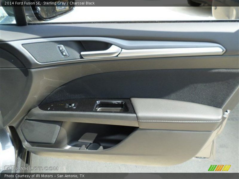 Sterling Gray / Charcoal Black 2014 Ford Fusion SE