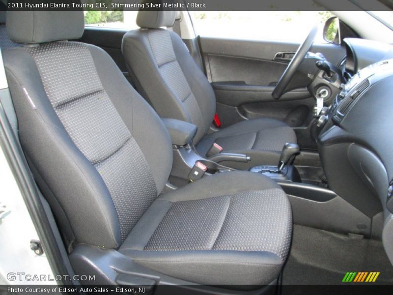 Shimmering Silver Metallic / Black 2011 Hyundai Elantra Touring GLS