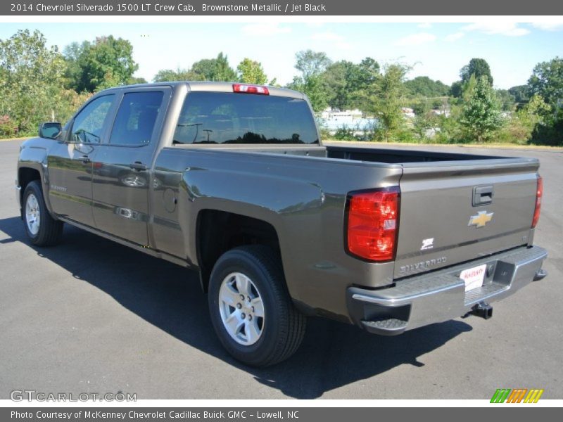 Brownstone Metallic / Jet Black 2014 Chevrolet Silverado 1500 LT Crew Cab