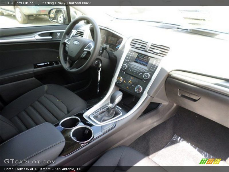 Sterling Gray / Charcoal Black 2014 Ford Fusion SE
