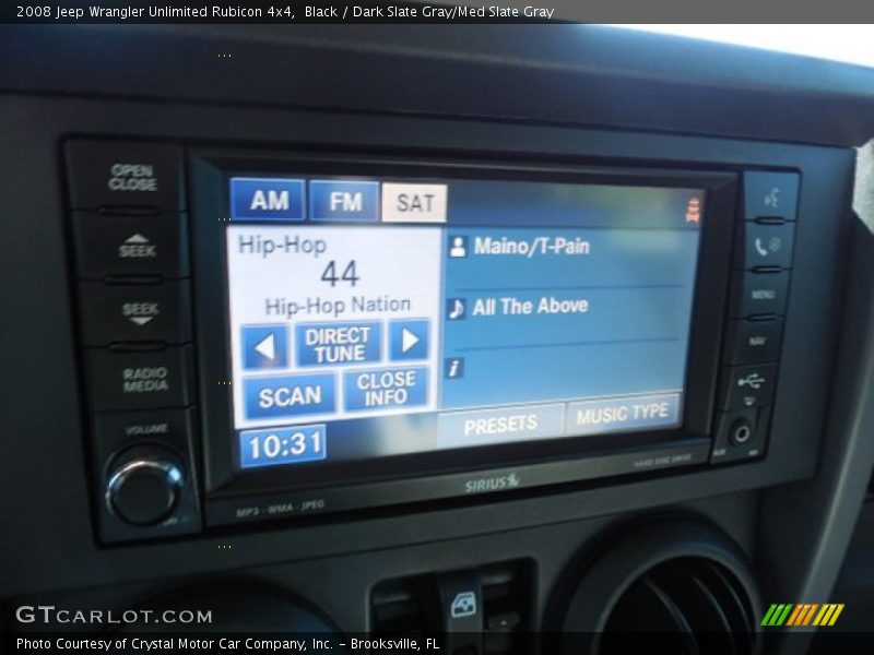 Black / Dark Slate Gray/Med Slate Gray 2008 Jeep Wrangler Unlimited Rubicon 4x4