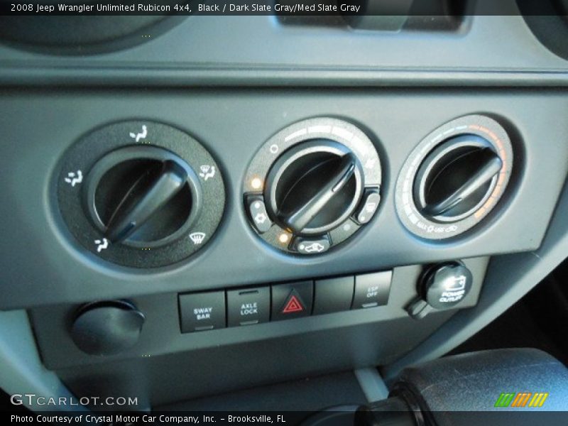Black / Dark Slate Gray/Med Slate Gray 2008 Jeep Wrangler Unlimited Rubicon 4x4