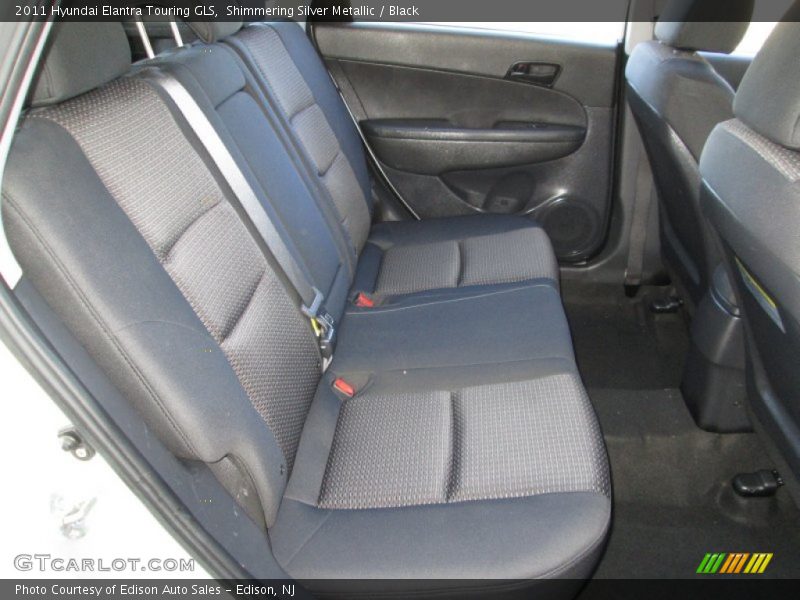 Shimmering Silver Metallic / Black 2011 Hyundai Elantra Touring GLS