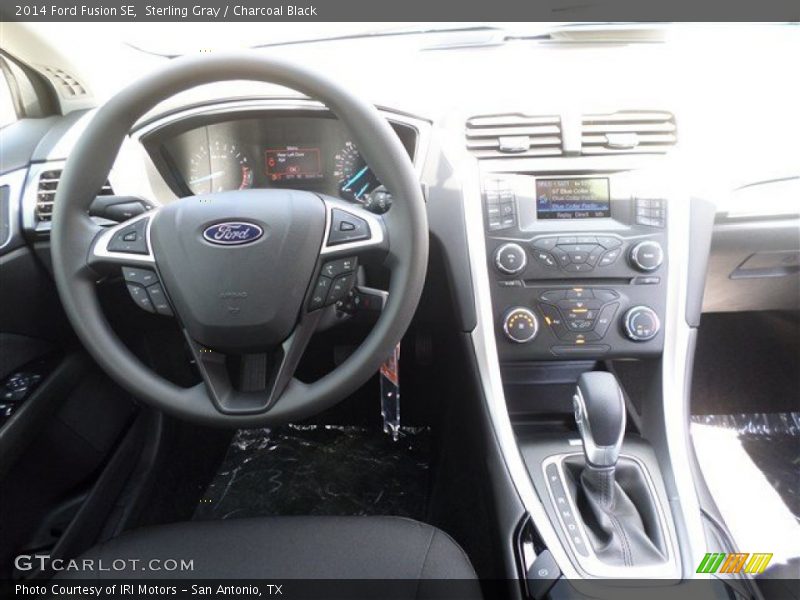 Sterling Gray / Charcoal Black 2014 Ford Fusion SE