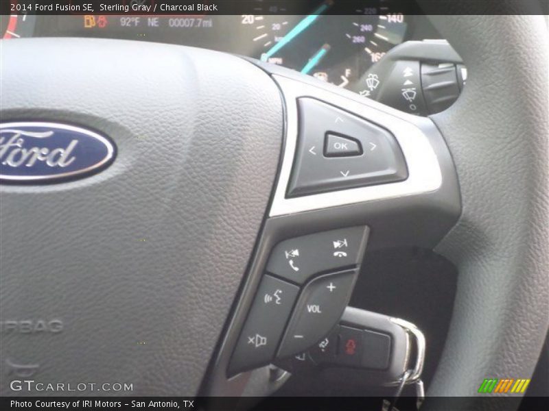 Sterling Gray / Charcoal Black 2014 Ford Fusion SE