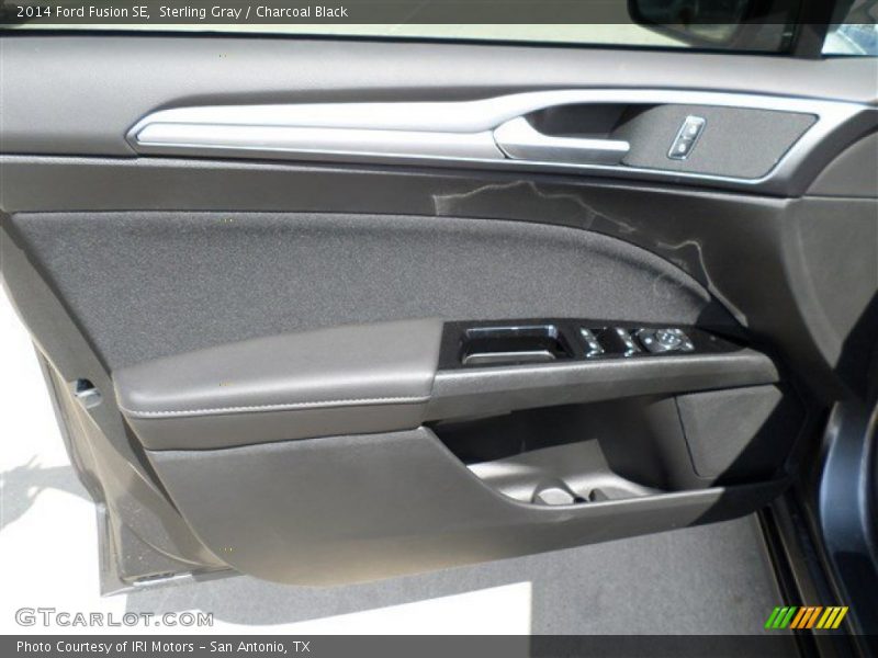 Sterling Gray / Charcoal Black 2014 Ford Fusion SE