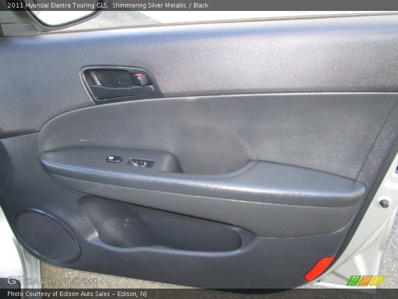 Shimmering Silver Metallic / Black 2011 Hyundai Elantra Touring GLS