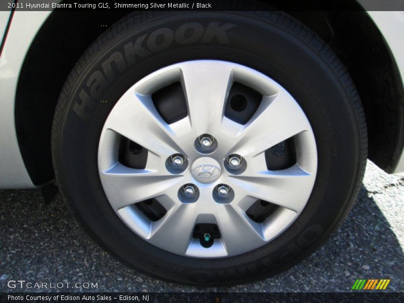 Shimmering Silver Metallic / Black 2011 Hyundai Elantra Touring GLS
