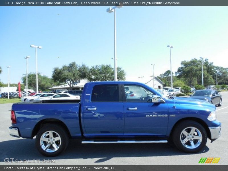 Deep Water Blue Pearl / Dark Slate Gray/Medium Graystone 2011 Dodge Ram 1500 Lone Star Crew Cab