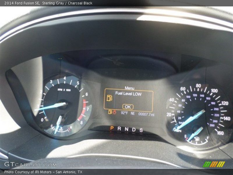 Sterling Gray / Charcoal Black 2014 Ford Fusion SE