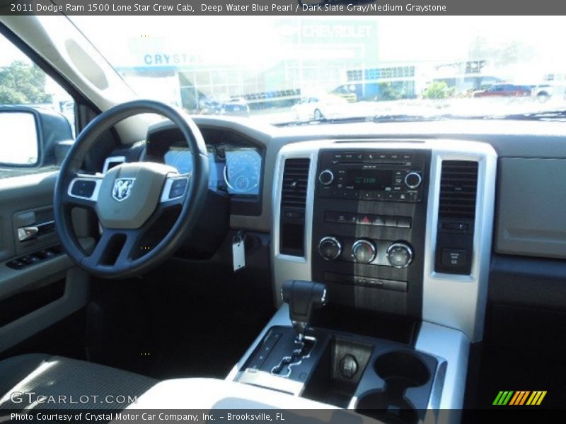 Deep Water Blue Pearl / Dark Slate Gray/Medium Graystone 2011 Dodge Ram 1500 Lone Star Crew Cab
