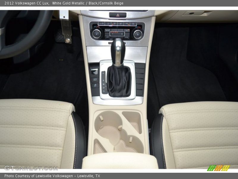 White Gold Metallic / Black/Cornsilk Beige 2012 Volkswagen CC Lux
