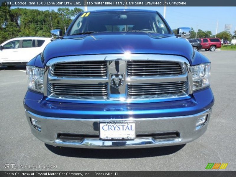 Deep Water Blue Pearl / Dark Slate Gray/Medium Graystone 2011 Dodge Ram 1500 Lone Star Crew Cab