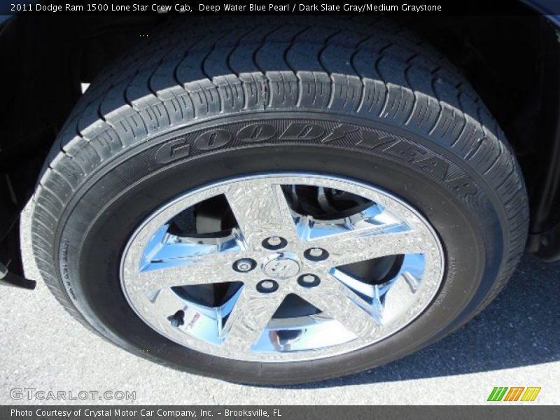 Deep Water Blue Pearl / Dark Slate Gray/Medium Graystone 2011 Dodge Ram 1500 Lone Star Crew Cab