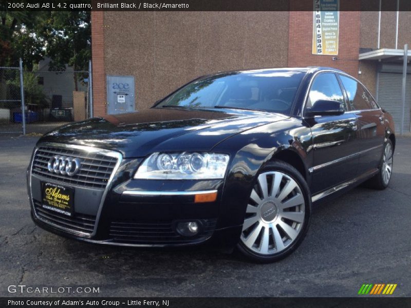 Brilliant Black / Black/Amaretto 2006 Audi A8 L 4.2 quattro