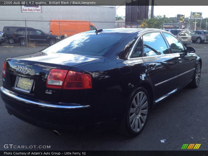 Brilliant Black / Black/Amaretto 2006 Audi A8 L 4.2 quattro