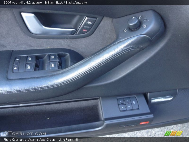 Brilliant Black / Black/Amaretto 2006 Audi A8 L 4.2 quattro