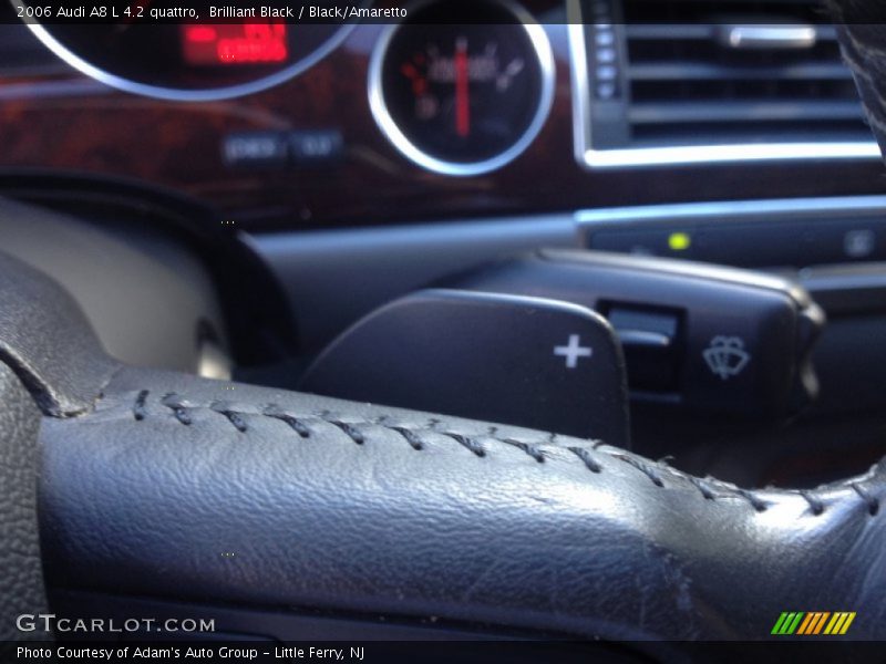 Brilliant Black / Black/Amaretto 2006 Audi A8 L 4.2 quattro