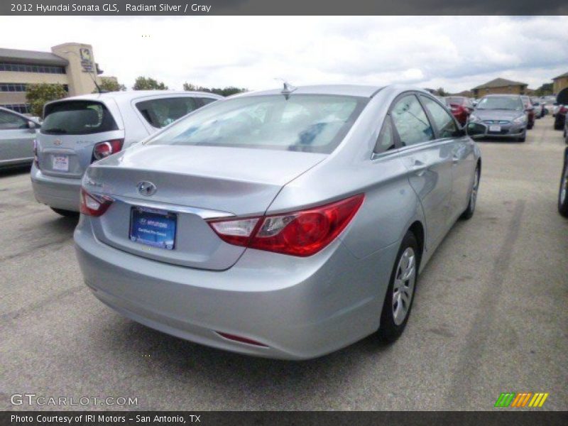 Radiant Silver / Gray 2012 Hyundai Sonata GLS