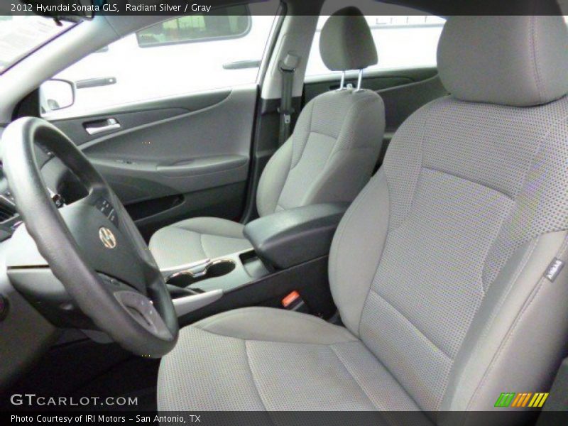 Radiant Silver / Gray 2012 Hyundai Sonata GLS
