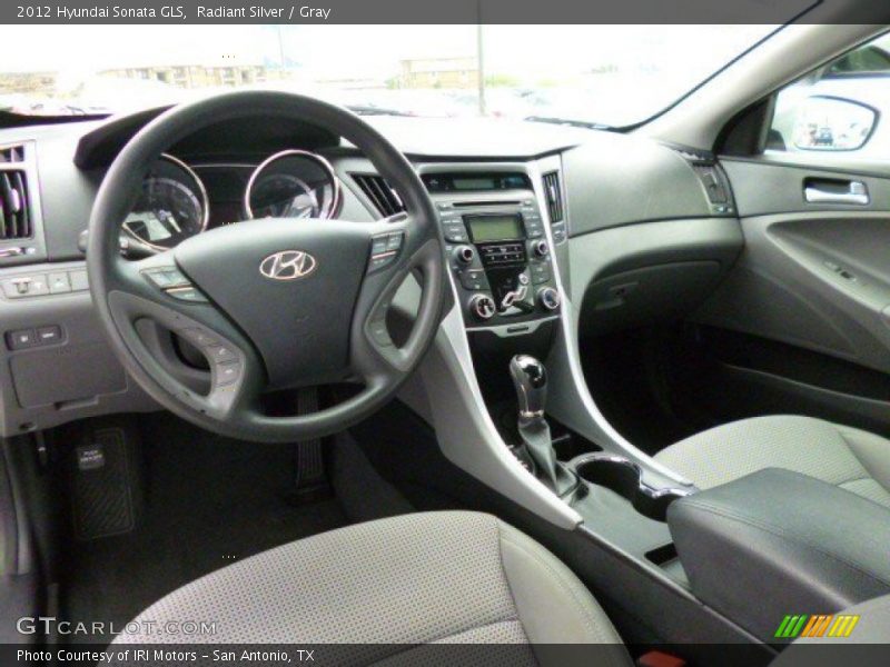 Radiant Silver / Gray 2012 Hyundai Sonata GLS