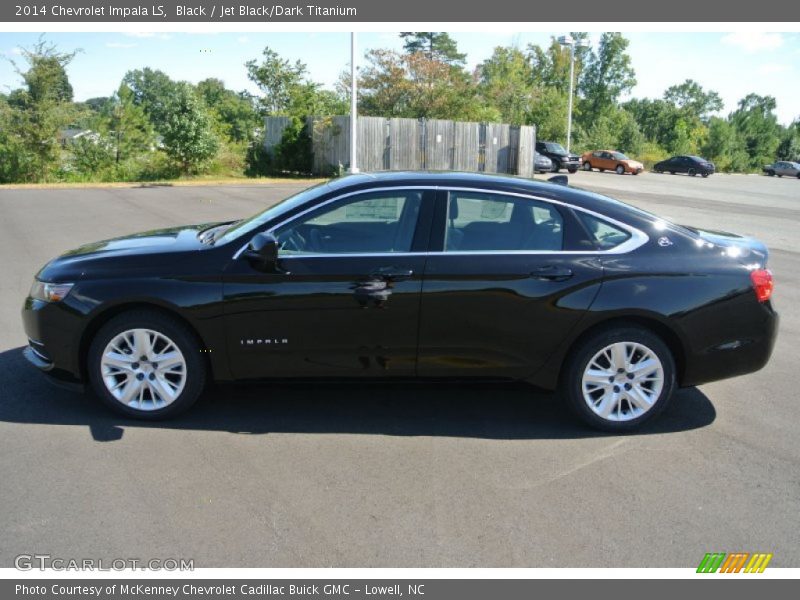Black / Jet Black/Dark Titanium 2014 Chevrolet Impala LS