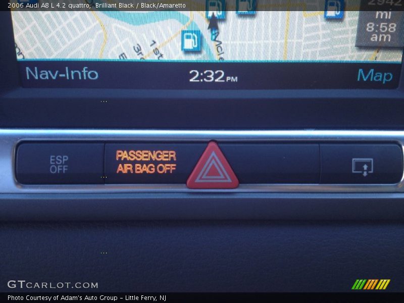 Brilliant Black / Black/Amaretto 2006 Audi A8 L 4.2 quattro