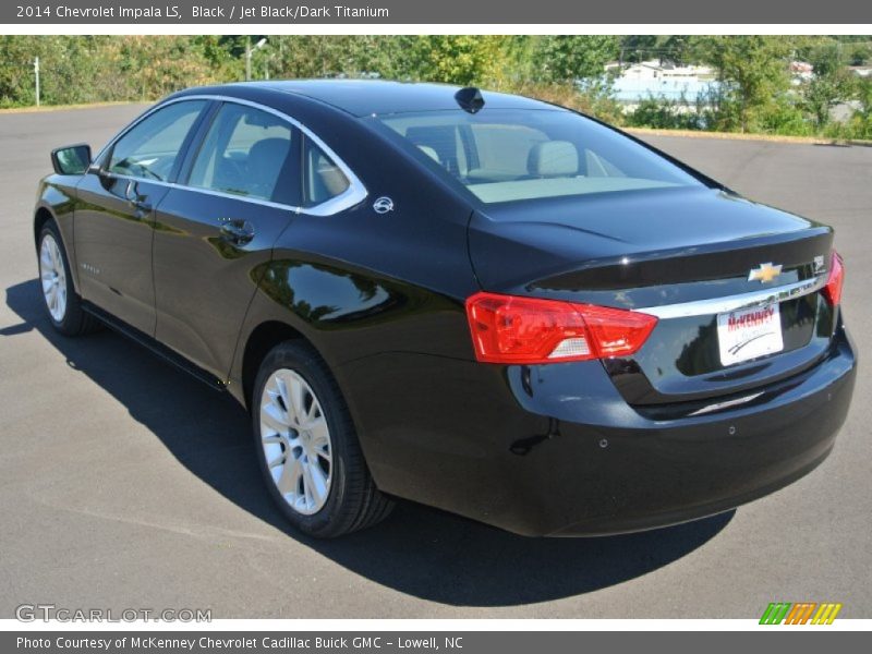 Black / Jet Black/Dark Titanium 2014 Chevrolet Impala LS