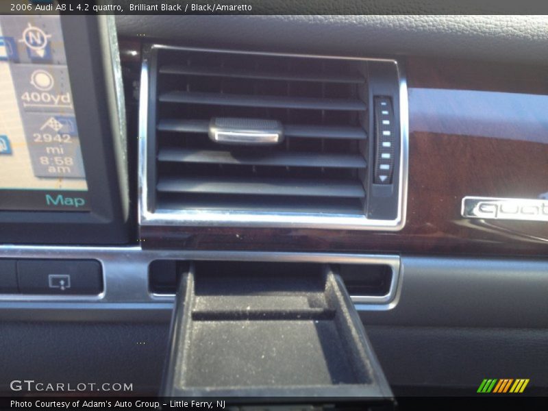 Brilliant Black / Black/Amaretto 2006 Audi A8 L 4.2 quattro