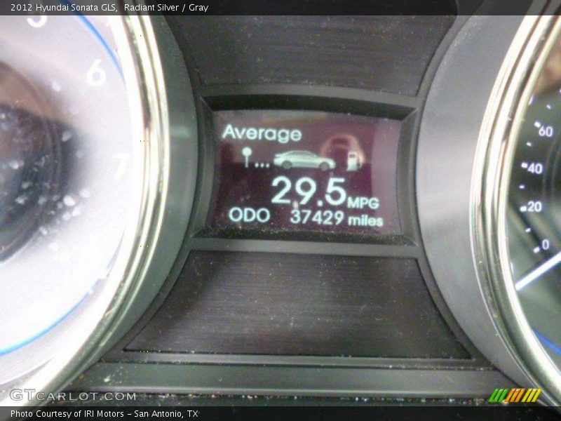 Radiant Silver / Gray 2012 Hyundai Sonata GLS