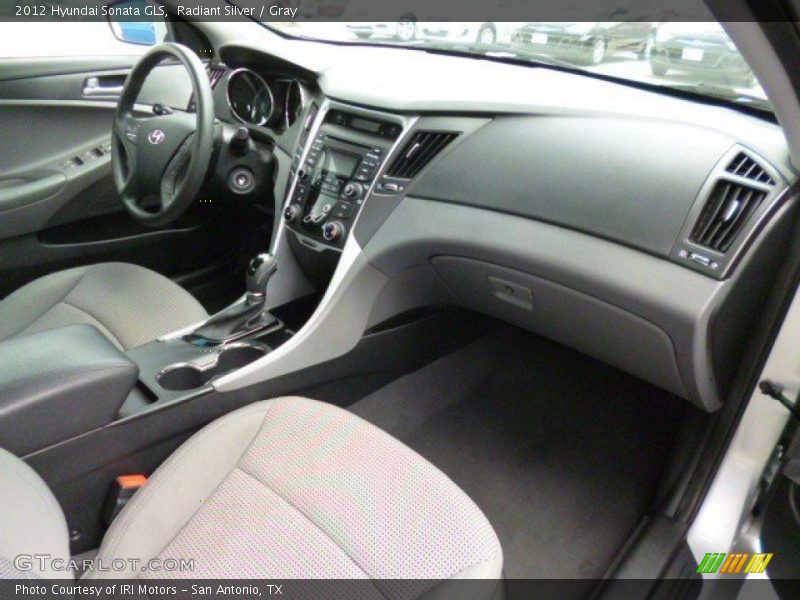 Radiant Silver / Gray 2012 Hyundai Sonata GLS