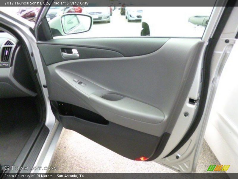 Radiant Silver / Gray 2012 Hyundai Sonata GLS