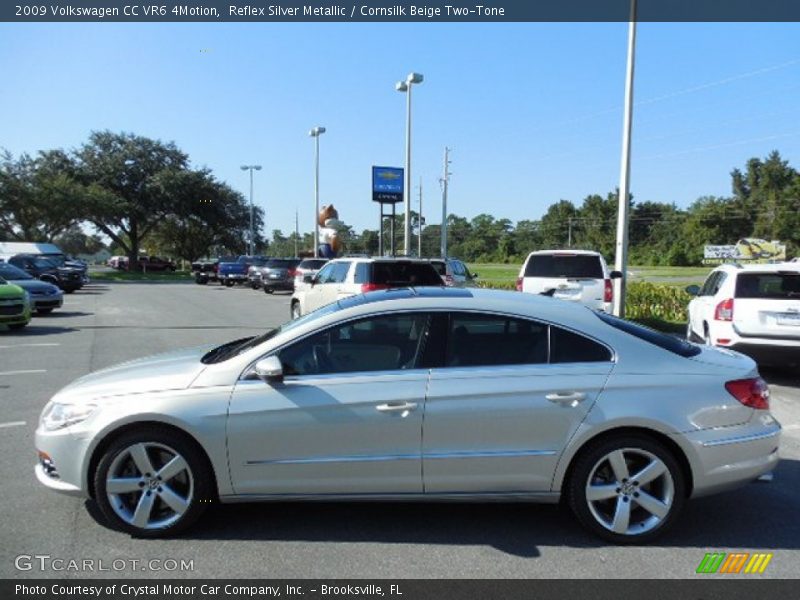 Reflex Silver Metallic / Cornsilk Beige Two-Tone 2009 Volkswagen CC VR6 4Motion