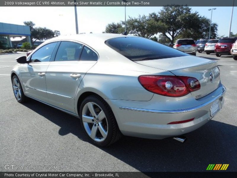 Reflex Silver Metallic / Cornsilk Beige Two-Tone 2009 Volkswagen CC VR6 4Motion
