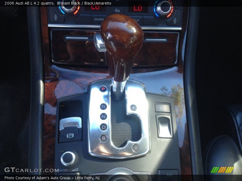 Brilliant Black / Black/Amaretto 2006 Audi A8 L 4.2 quattro