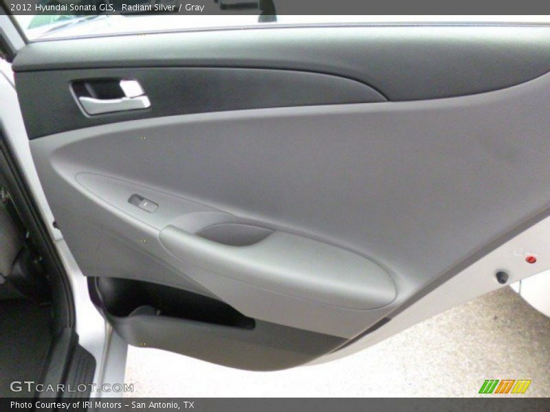 Radiant Silver / Gray 2012 Hyundai Sonata GLS